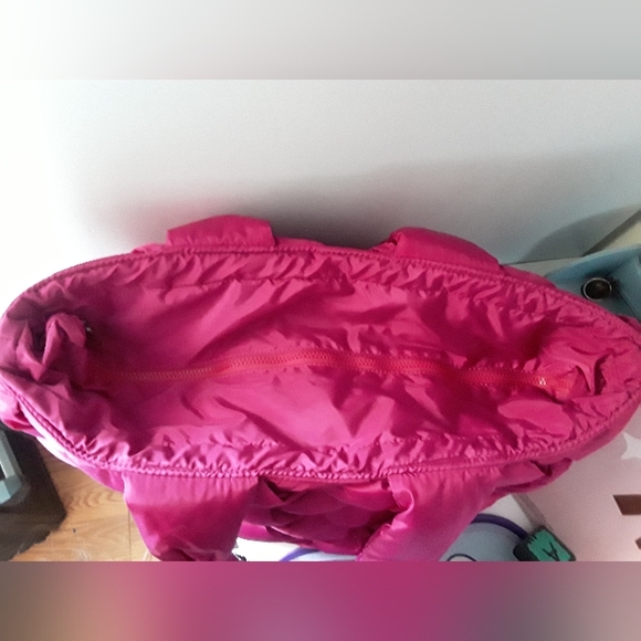 Intuition East West Tote by Sol and Selene Magenta woven - Picture 4 of 5